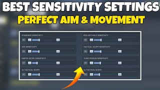 Best Sensitivity settings in BR amp MP  br sensitivity codm 2023  codm br sensitivity [upl. by Biancha]