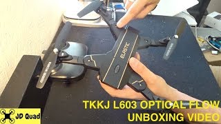 TKKJ L603 Optical Flow Drone Unboxing and App Overview Video [upl. by O'Kelly]