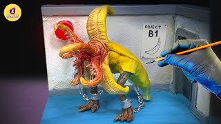 Banana monster diorama [upl. by Ardnayek]