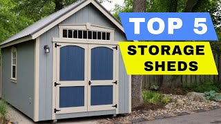 Top 5 Best Outdoor Storage Shed 2024 Review  Best Backyard Garden Shed To Buy On Amazon [upl. by Andrej]