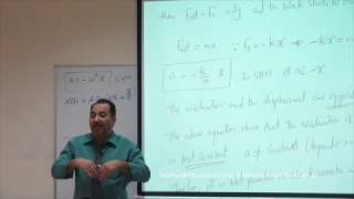 Lecture 21 Oscillatory motion [upl. by Judas]