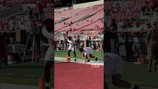 Alabama DLine in prewarmups ahead of South Carolina matchup In BryantDenny Stadium [upl. by Gnihc]