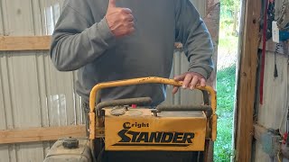 LIVE Wright Stander 36quot rebuild zeroturnmower [upl. by Asilla]