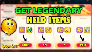 GET LENGENDARY HELD ITEMS FOR FREE IN MEGAMON 😱 HOW TO GET LEGENDARY HELD ITEMS IN MEGAMON [upl. by Rahas892]