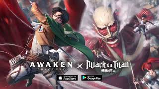 Awaken Chaos Era x Attack on Titan Crossover Official PV [upl. by Oryaj]