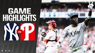 Yankees vs Phillies Game Highlights 72924  MLB Highlights [upl. by Calisa]