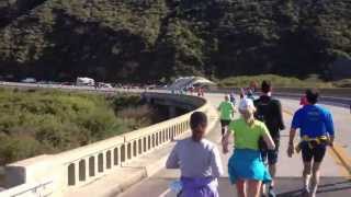 Big Sur Marathon 2013 Taiko Drummers Hurricane Point Billy Prusinowski [upl. by Otreblif]