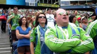 Seattle Sounders South Ends Choreography ChicagoSeattle 2009725 [upl. by Radloff41]