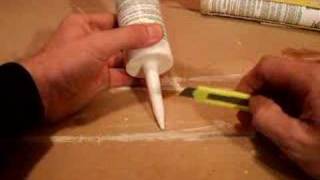 Painting  Caulk  Cutting the tip [upl. by Ayardna]