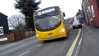 TrentBarton  The Two Wrightbus Eclipse 3Volvo B8RLE 780  BD65 EWM [upl. by Adnotal]