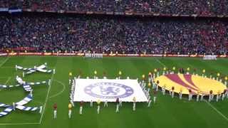 Europa League Final Amsterdam Arena Chelsea  Benfica Himne  players [upl. by Rucker250]