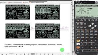 CALCULO DE CURVAS HORIZONTALES CON HP50G PASO A PASO [upl. by Arabrab]