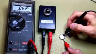 How to Measure a CR2032 Coin cell battery 006 [upl. by Atalante]