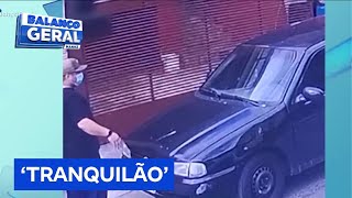 Criminoso ‘tranquilão’ aterroriza moradores da Freguesia do Ó zona norte de São Paulo [upl. by Gaelan]