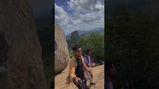 Pidurangala rock sigiriya 💚🍃 travel shorts viralvideo [upl. by Ahsead728]