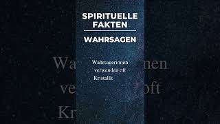 Spirituelle Fakten über Wahrsagen [upl. by Asilehc]