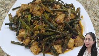 Adobong Sitaw with Chicken [upl. by Dorena]