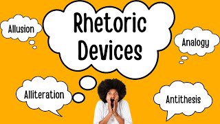 Rhetorical Devices  English language  English Literature  UGC NET  CUET [upl. by Ohce562]