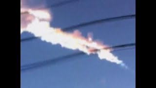 10ton meteor falling over Russia caught on camera [upl. by Kettie]