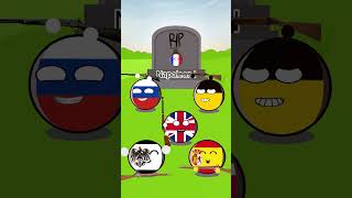 Napoleonic Wars of 1815 countryballs france russia germany spain napoleon uk [upl. by Heriberto]