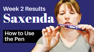 Saxenda Week 2 Results How to Use the Pen  Liraglutide vlog [upl. by Lyon871]