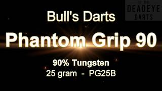 Bulls Phantom Grip 25 gram 90 Tungsten Darts  PG25B [upl. by Nerag]