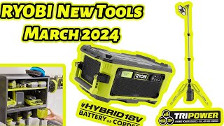 Ryobi New Tools March 2024 [upl. by Neve578]