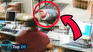 Top 20 Robbery FAILS Caught On Camera [upl. by Aseral]