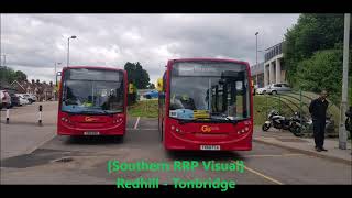 Southern Rail Replacement Redhill  Tonbridge [upl. by Lacim315]