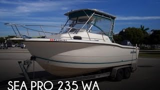 UNAVAILABLE Used 2001 Sea Pro 235 WA in Punta Gorda Florida [upl. by Clarey]