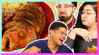 Latinos Try Belizean Food For The First Time [upl. by Jeffry]