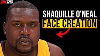 NEW Shaq Face Creation NBA 2K25 [upl. by Iemaj]