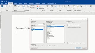 Word Datum und Uhrzeit automatisch aktualisieren amp formatieren  Tutorial 2016 2013 [upl. by Gavini288]