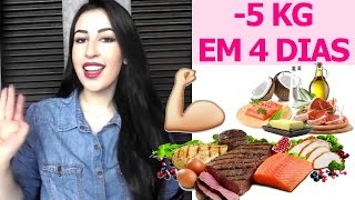 Como Emagreci 5kg Em 4 Dias  Dieta Cetogenica  Low Carb [upl. by Ditmore]