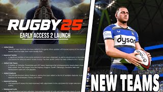 RUGBY 25 MAJOR UPDATE 1  Full Gameplay Thoughts amp Feedback  NEW TEAMS amp STADIUMS [upl. by Annaid3]