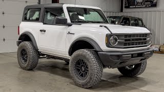 2 door bronco with 35” Rough Country lift [upl. by Ialda683]