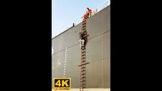 Man falls from ship and into the sea [upl. by Berkin]