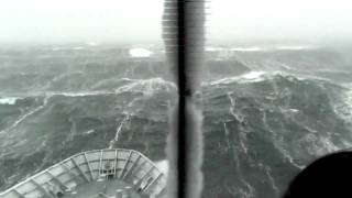 HMNZS Wellington weathers a storm during sea trials in the Southern Ocean [upl. by Alfonzo]