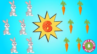 Number 6 Song  Learn Counting  Nursery Rhymes for kids  Bindis Music amp Rhymes [upl. by Rickart]