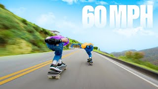 60 MPH Skateboard Race Winner Gets 500 [upl. by Gagne72]