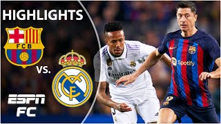 🚨COMPLETE TURNAROUND🚨 Barcelona vs Real Madrid  Copa Del Rey Highlights  ESPN FC [upl. by Notsgnik]