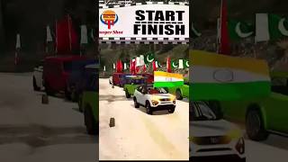 Indian fortuner 😈 china vs Pakistan cars rece gta5 short video [upl. by Couhp]