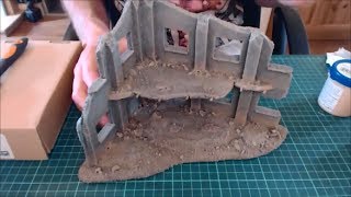 How to easily paint foamboard buildings amp ruins [upl. by Ymaral]