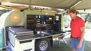 Bushwakka Sundowner 4x4 Off road Caravan  Kitchen amp Interior [upl. by Stein]