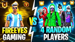 FireEyes Gaming Vs 4 Random Players🔥 Best Clash Squad Gameplay  Garena Free Fire [upl. by Casimir]