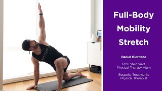 Full Body Mobility Stretches by Daniel Giordano  NYU Steinhardt Department of Physical Therapy [upl. by Redienhcs150]