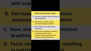 What is Kussmaul’s Sign nurses shorts nclex [upl. by Donelson]