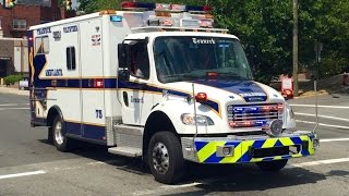 Teaneck Ambulance 75 amp Teaneck Police Responding [upl. by Neerac]