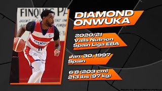 Diamond Onwuka 11 highlights  202021 CB Valls Nutrion Spain Liga EBA [upl. by Grinnell486]