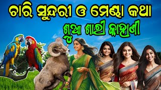 ଶୁଆ ଶାରୀ କାହାଣୀ  ୦୯  Sua Sari Kahani  09  ଚାରୀ ସୁନ୍ଦରୀ ଓ ମେଣ୍ଢା କଥା [upl. by Fiedling]